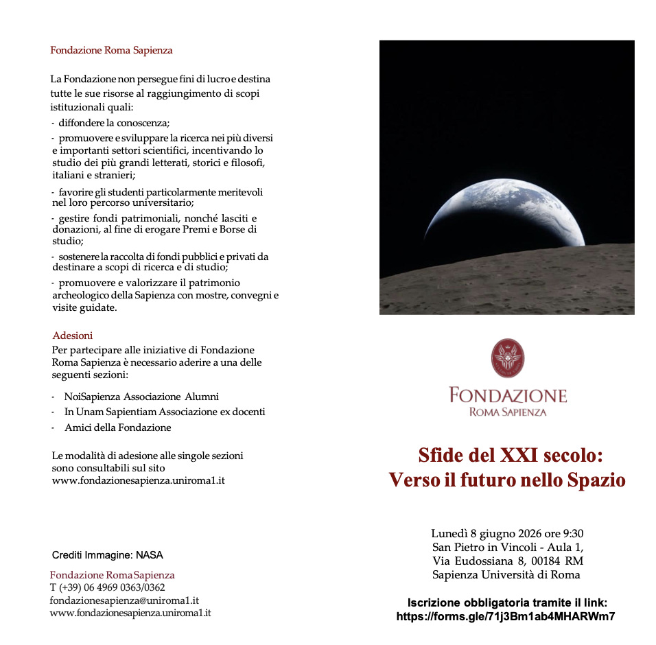 Sfide del XXI secolo: Verso il futuro nello Spazio